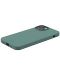 Калъф Holdit - Silicone, iPhone 15, Moss Green - 3t