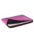 Калъф за лаптоп Bombata - Velvet, 13''-14'', Dark Pink - 2t