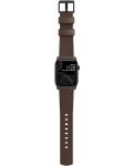 Каишка Nomad - Leather, Apple, 1-8/Ultra/SE, 42/44/45/49 mm, Brown/Black - 3t