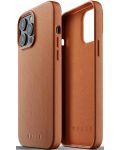 Калъф Mujjo - Full Leather, iPhone 13 Pro Max, светлокафяв - 1t
