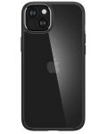 Калъф Spigen - Crystal Hybrid Matte, iPhone 15 Plus, черен - 8t