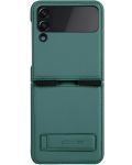 Калъф Nillkin - Qin Leather, Galaxy Z Flip4, зелен - 1t