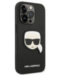 Калъф Karl Lagerfeld - Saffiano Karl Head, iPhone 14 Pro Max, черен - 4t
