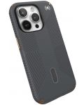 Калъф Speck - Presidio 2 Grip, iPhone 15 Pro, MagSafe ClickLock, сив - 2t