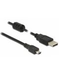 Кабел Delock - 84914, USB-А/Mini USB, 2 m, черен - 1t