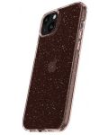 Калъф Spigen - Liquid Crystal Glitter, iPhone 15, Rose Quartz - 4t