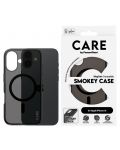 Калъф CARE - Flagship Smokey MagSafe, iPhone 16, черен - 1t