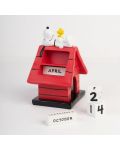 Вечен календар Erik Animation: Peanuts - Snoppy on Doghouse - 6t