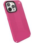 Калъф Speck - Presidio 2 Grip MagSafe, iPhone 14 Pro Max, розов - 2t