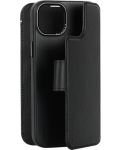 Калъф Decoded - Leather Wallet, iPhone 15 Plus, черен - 1t