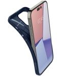 Калъф Spigen - Liquid Air, iPhone 14 Pro, син - 5t