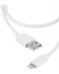 Кабел Vivanco - 36300, USB-A/Lightning, 2 m, бял - 1t
