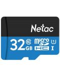 Карта памет Netac - 32GB, microSDHC, Class10 + адаптер - 2t