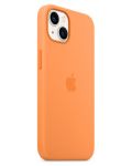 Калъф Apple - Silicone MagSafe, iPhone 13, Marigold - 2t