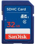Карта памет SanDisk - 32GB, SDHC, Class 4 - 1t