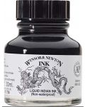 Калиграфски туш Winsor & Newton - Индийско черно, 30 ml - 1t