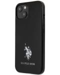 Калъф U.S. Polo - Horses Logo, iPhone 13 Pro, черен - 1t