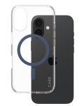 Калъф CARE - Flagship Blue MagSafe, iPhone 16, прозрачен - 2t