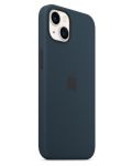 Калъф Apple - Silicone MagSafe, iPhone 13, Abyss Blue - 2t
