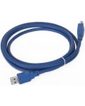 Удължителен кабел VCom - CU302, USB-A/USB-A, 1.8 m, син - 2t