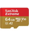Карта памет SanDisk - Extreme, 64GB, за мобилни игри + RescuePRO Deluxe - 1t