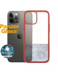 Калъф PanzerGlass - Clear, iPhone 12 Pro Max, прозрачен/червен - 1t