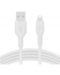Кабел Belkin - Boost Charge, USB-A/Lightning, 1 m, бял - 2t