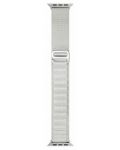 Каишка Techsuit - W037 Nylon, Apple Watch, 42/44/45/49 mm, бяла - 3t