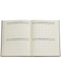 Календар-бележник Paperblanks Nocturnelle - Вертикален, 88 листа, 2024 - 4t