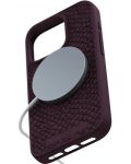 Калъф Njord - Salmon Leather MagSafe, iPhone 15 Pro, кафяв - 9t