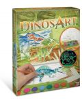Картини за оцветяване DinosArt  - Динозаври, с акварелни бои - 1t