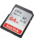 Kaрта памет SanDisk - Ultra, 64GB, SDXC, Class10 - 3t