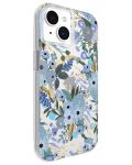 Калъф Case-Mate - Rifle Paper Garden Party Blue MagSafe, iPhone 15 - 2t