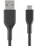 Кабел Belkin - Playa, USB-A/Micro USB, 1 m, черен - 1t