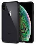 Калъф Spigen - Ultra Hybrid, iPhone XS/X, черен - 2t