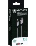 Кабел Konix - Mythics Premium Magnetic Cable 3 m, бял (Xbox Series X/S) - 1t
