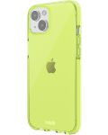 Калъф Holdit - Seethru, iPhone 14 Plus, Acid Green/прозрачен - 2t