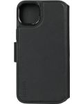 Калъф Decoded - Leather Wallet, iPhone 15 Plus, черен - 4t