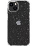 Калъф Spigen - Liquid Crystal Glitter, iPhone 13, Crystal Quartz - 1t