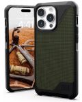 Калъф UAG - Metropolis LT Kevlar MagSafe, iPhone 15 Pro, Olive - 1t