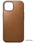 Калъф Nomad - Modern Leather, iPhone 15, English Tan - 3t