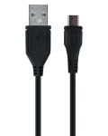 Кабел Forever - 3242, USB-A/Micro USB, 1 m, черен - 1t