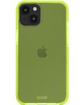 Калъф Holdit - Seethru, iPhone 14 Plus, Acid Green/прозрачен - 3t