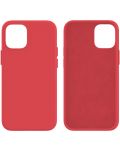 Калъф Next One - Silicon, iPhone 12 mini, червен - 3t