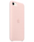 Калъф Apple - Silicone, iPhone SE3, Chalk Pink - 2t