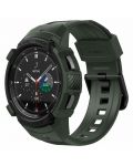 Калъф Spigen - Rugged Armor Pro, Galaxy Watch4 Classic, зелен - 1t