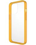 Калъф PanzerGlass - ClearCase, iPhone 13 Pro, прозрачен/оранжев - 2t