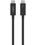 Кабел Belkin - Thunderbolt 4, USB-C/USB-C, 2 m, черен - 1t