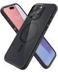 Калъф Spigen - Ultra Hybrid MagSafe, iPhone 15 Pro, Frost Black - 2t