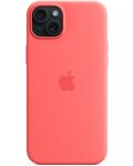Калъф Apple - Silicone MagSafe, iPhone 15 Plus, Guava - 5t